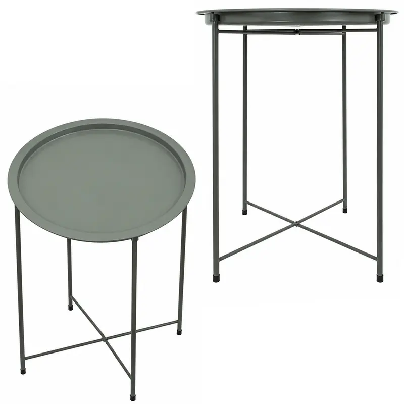 MESA DE METAL REDONDA NEX HOME 50,5X47CM DE Ø