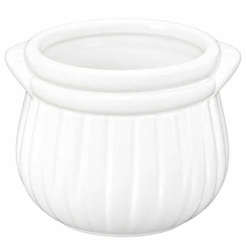 VASO DECORATIVO DE PORCELANA REDONDO 7X7,5CM DE Ø