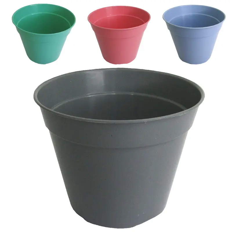 VASO REDONDO COLORS PARA SUCULENTA 150ML 6X7,5CM DE Ø DE PLASTICO