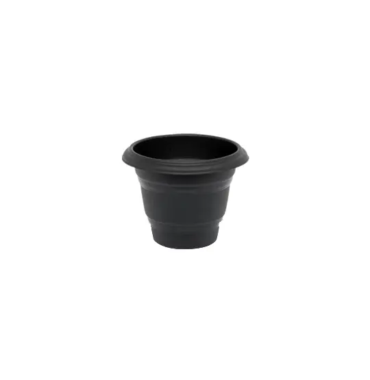 VASO REDONDO PRETO NUMERO 17 14X17CM DE Ø DE PLASTICO
