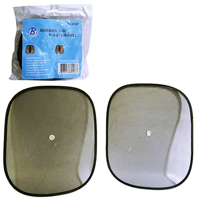 PROTETOR SOLAR AUTOMOTIVO VIDROS LATERAIS TRASEIROS COM 2 PECAS 43X36CM