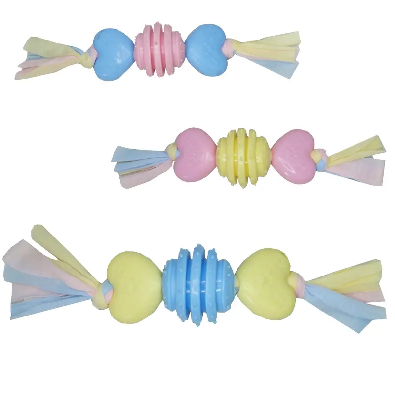 BRINQUEDO PARA CACHORRO CORACAO DE BORRACHA COLORS 23CM