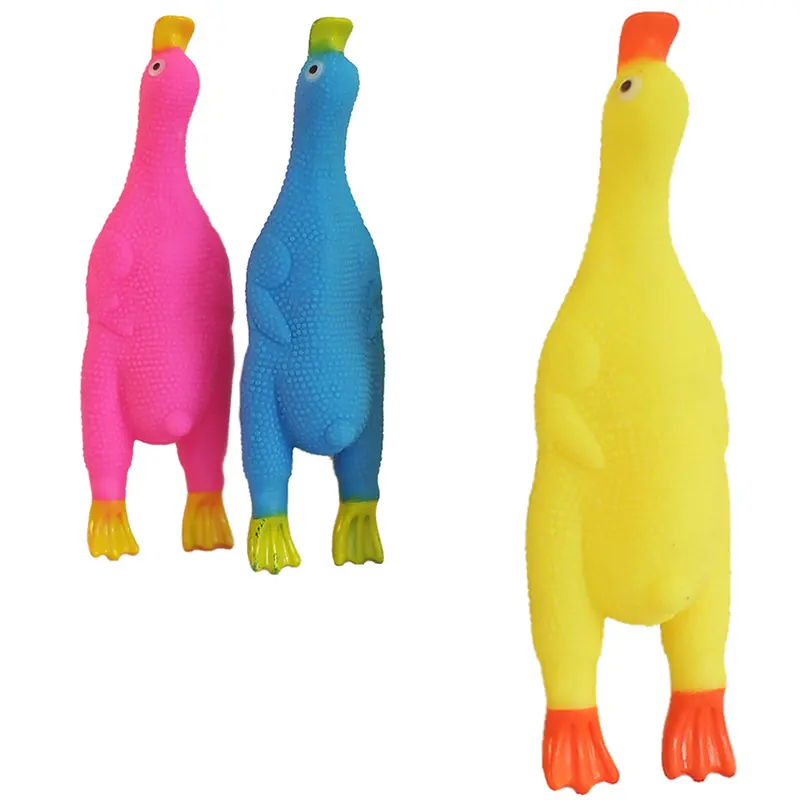 BRINQUEDO PARA CACHORRO PATO DE VINIL COM SOM COLORS 24X6,5X5,5CM