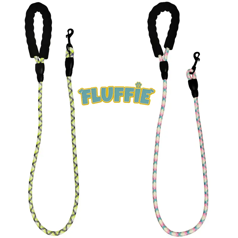 GUIA TRACAO DE NYLON REFORCADO PARA CACHORRO FLUFFIE 120X1CM