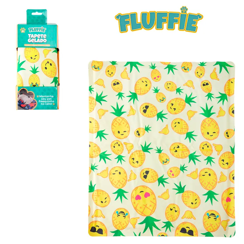 TAPETE GELADO DE PVC / GEL PARA CACHORRO FLUFFIE 40X50CM