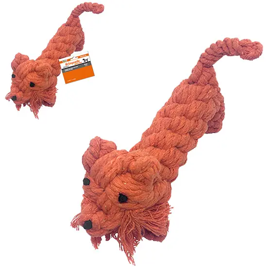 BRINQUEDO PARA CACHORRO MODELO CACHORRO DE CORDA 21X9CM PREMIUM