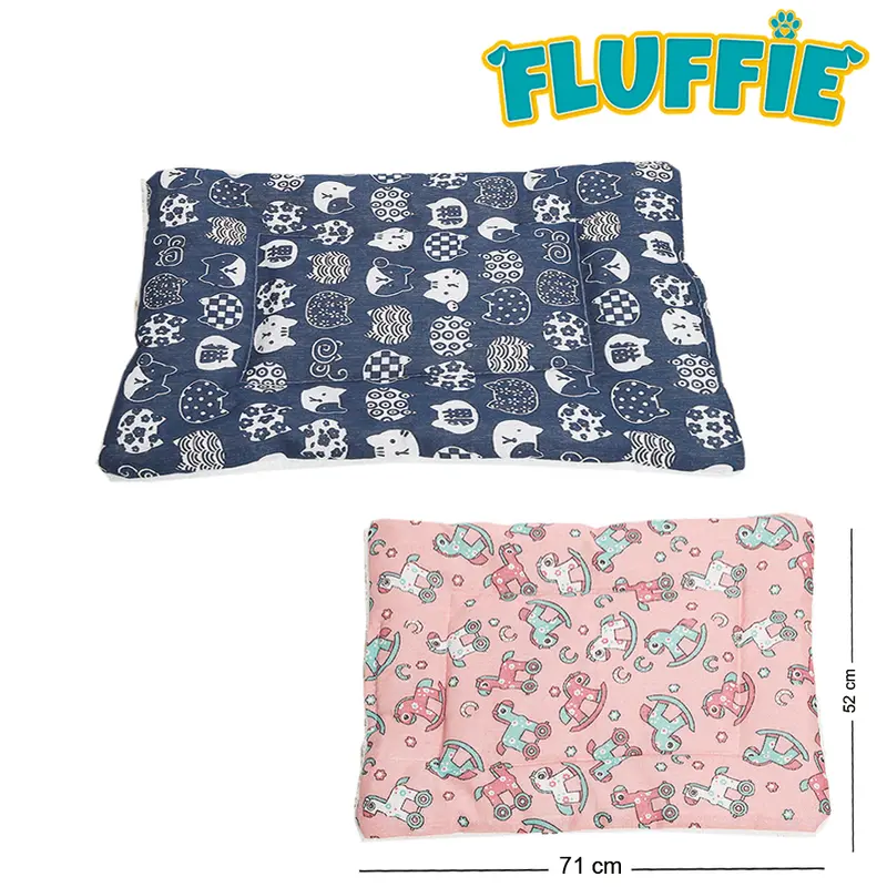 CAMA COLCHONETE PARA PET FLUFFIE 71X52X2CM