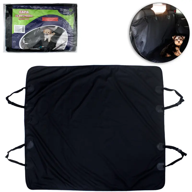 CAPA DE PROTECAO PARA VIAGEM IMPERMEAVEL PARA BANCO DE AUTOMOVEL 138X132CM IMPO PET