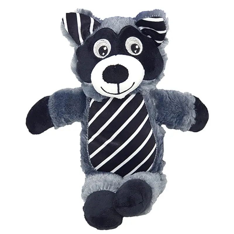 BRINQUEDO PARA CACHORRO RAPOSA DE PELUCIA COM SOM 29X28CM PREMIUM