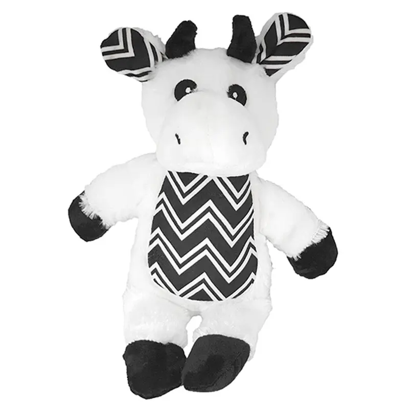 BRINQUEDO PARA CACHORRO VACA DE PELUCIA COM SOM 32X28CM PREMIUM