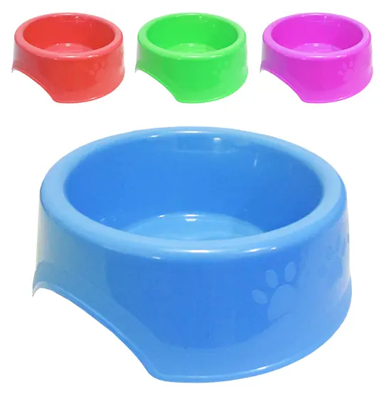 COMEDOURO / BEBEDOURO DE PLASTICO PEQUENO COLORS 400ML 5X16CM DE Ø
