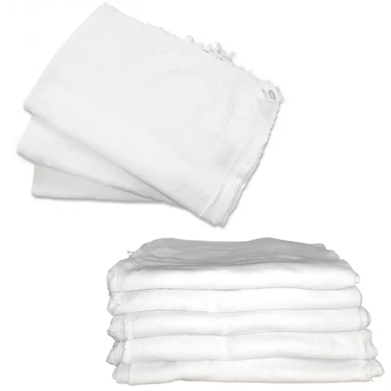 PANO SACO DE LIMPEZA DE ALGODAO MULTIUSO ALVEJADO BRANCO ESPECIAL 68X44CM