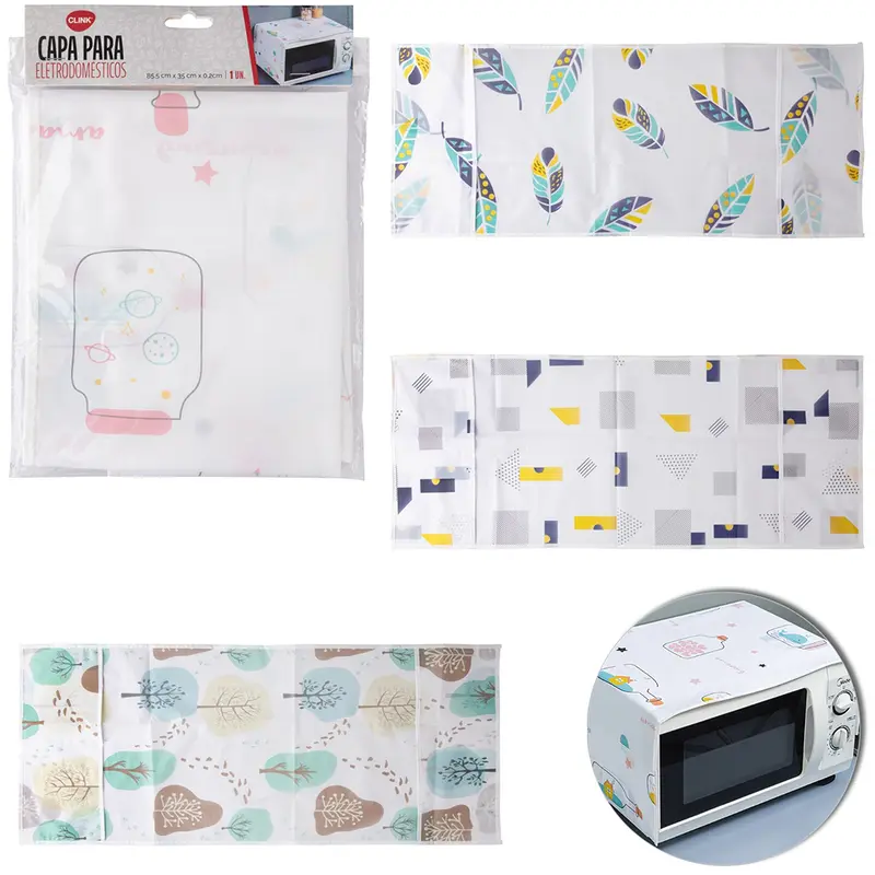 CAPA PARA ELETRODOMESTICOS DE PLASTICO RETANGULAR 85,5X35CM