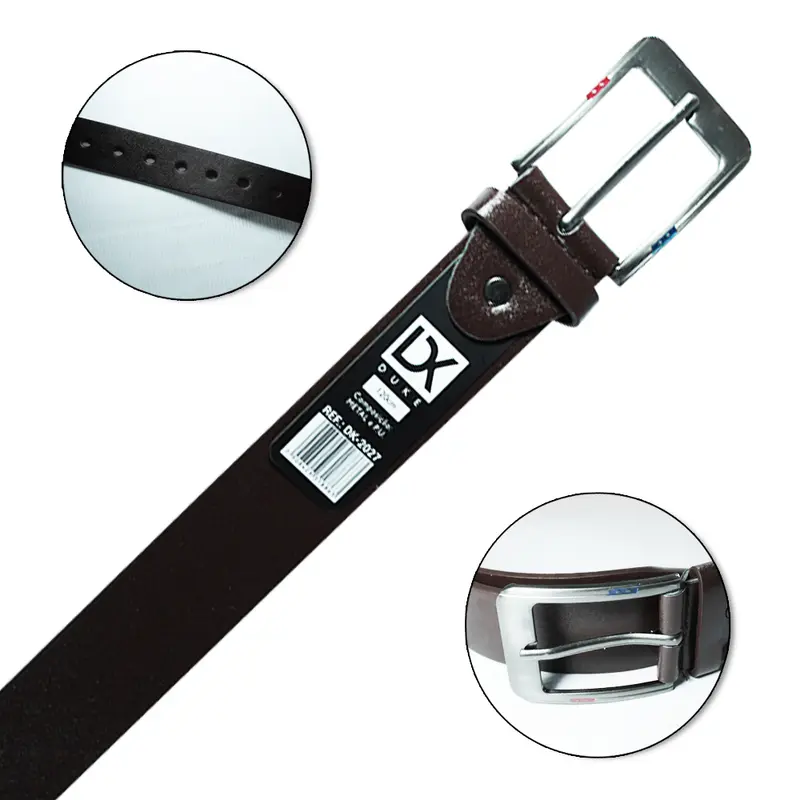 CINTO MASCULINO DE PU DUKE BITOLA 4CM