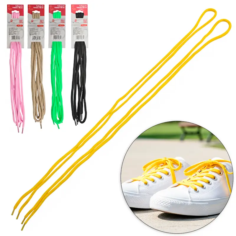 CADARCO REDONDO COLORS COM 1 PAR 120CM