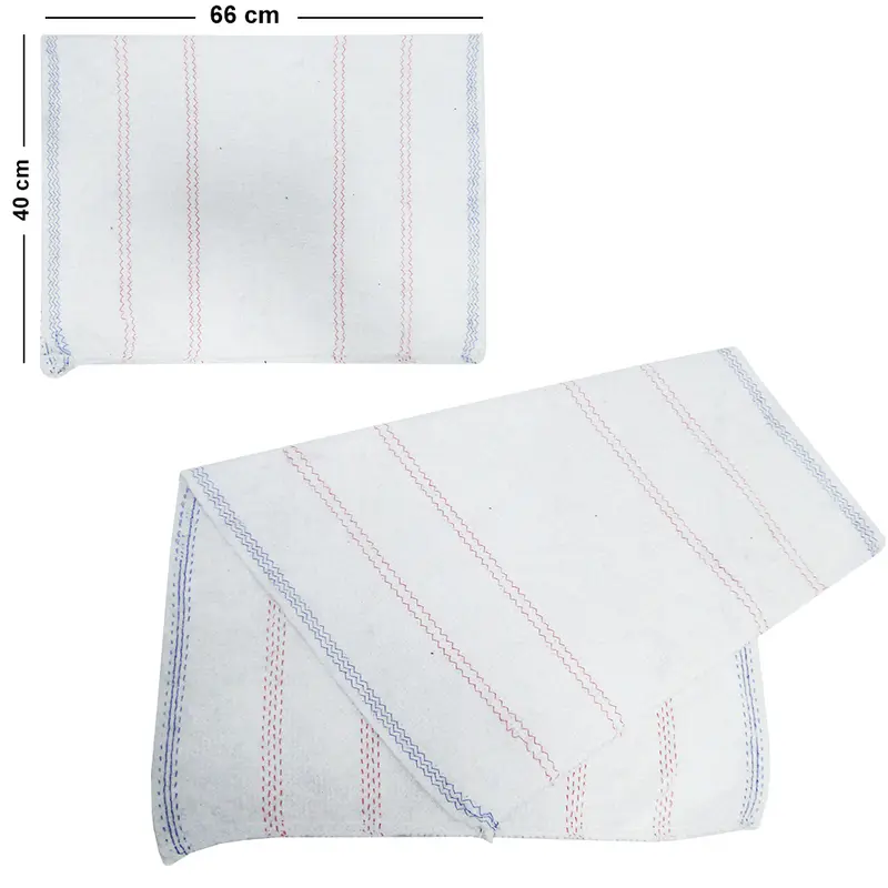 PANO DE LIMPEZA DE ALGODAO MULTIUSO ESFREGAO ALVEJADO CONFIDENTE 66X40CM