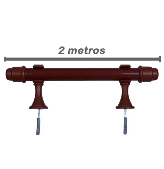 KIT VARAO 2M IMBUIA Nº 02 GROSSO 28MM