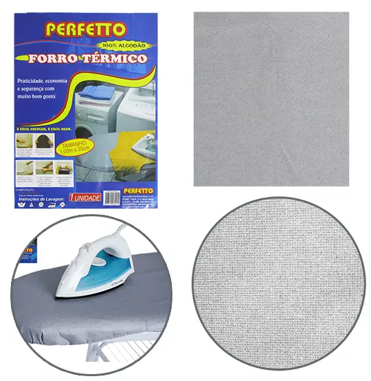 CAPA FORRO TERMICO PARA TABUA DE PASSAR 100X35CM