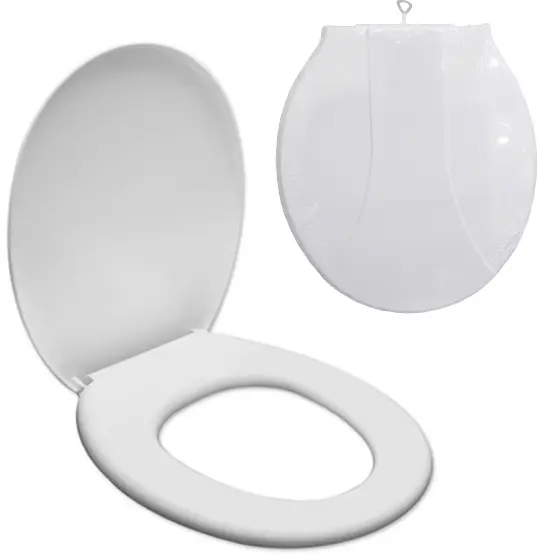 ASSENTO SANITARIO RIGIDO BRANCO 43X37,5CM