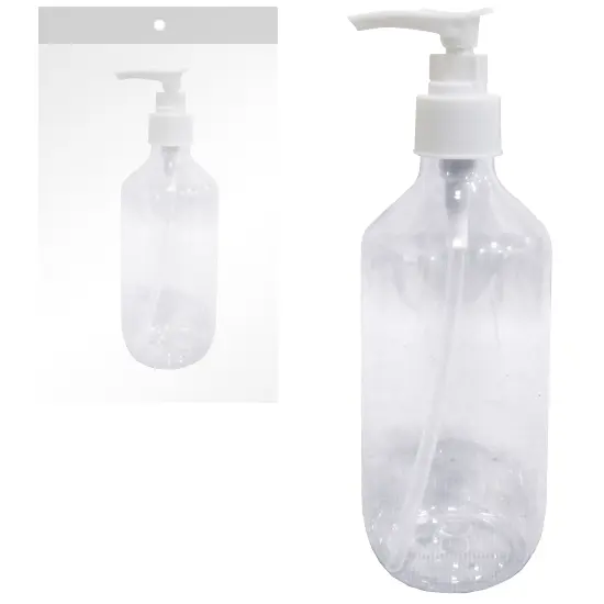 FRASCO VALVULA PUMP DE PLASTICO PARA VIAGEM 300ML CVD