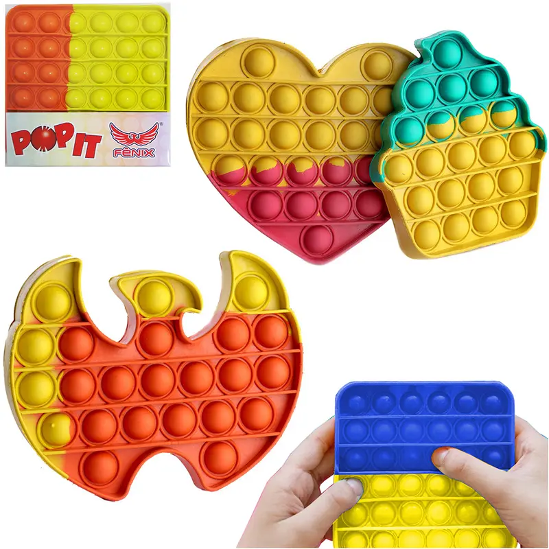POP IT ANTI STRESS MODELOS SORTIDOS COLORS