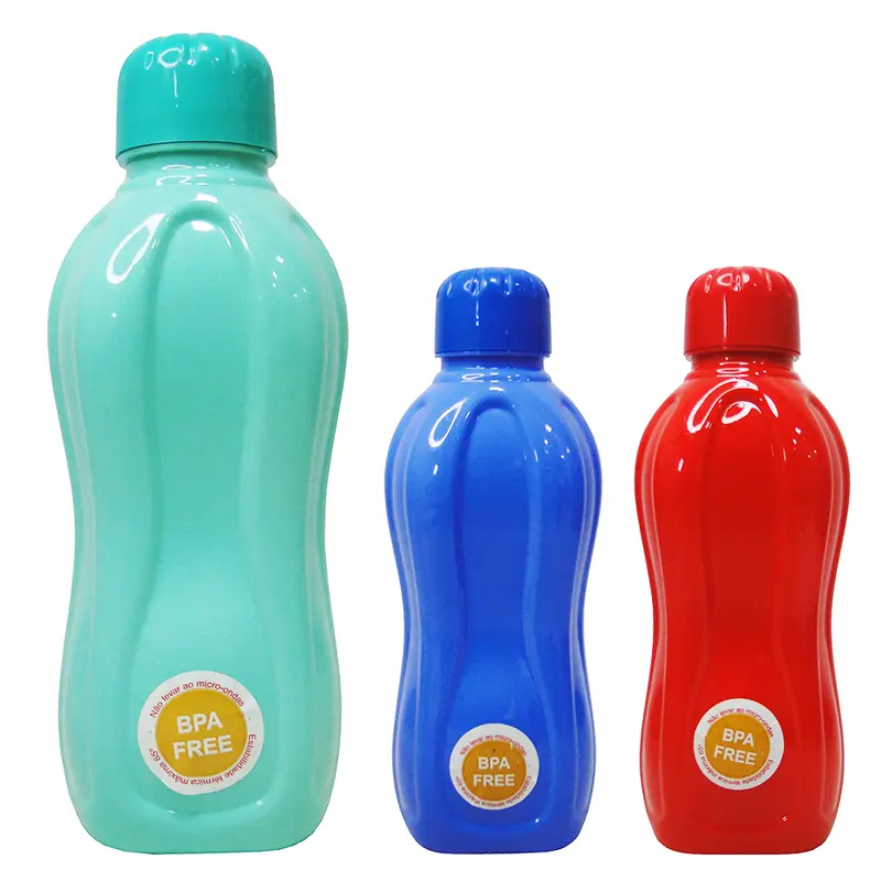 GARRAFA SQUEEZE DE PLASTICO PET CONSTELACAO COM TAMPA COLORS 520ML STTW