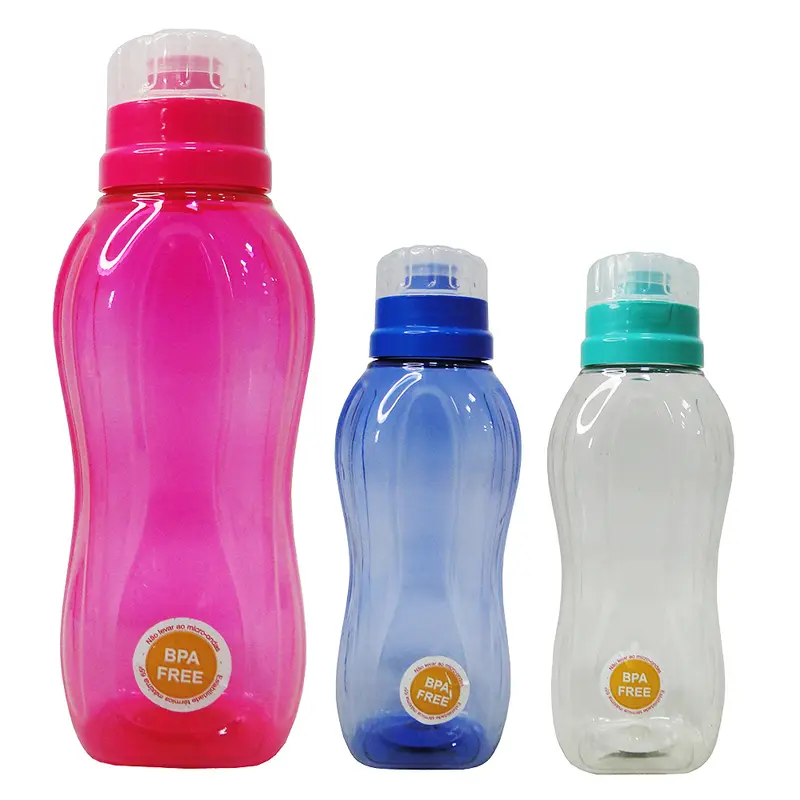 GARRAFA SQUEEZE DE PLASTICO PET CONSTELACAO COM TAMPA TRANSCOLOR 730ML STTW