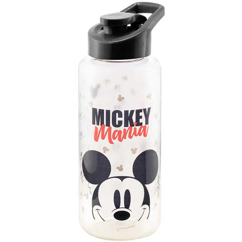 GARRAFA SQUEEZE DE PLASTICO PET BODY MICKEY COM TAMPA E ALCA 1L