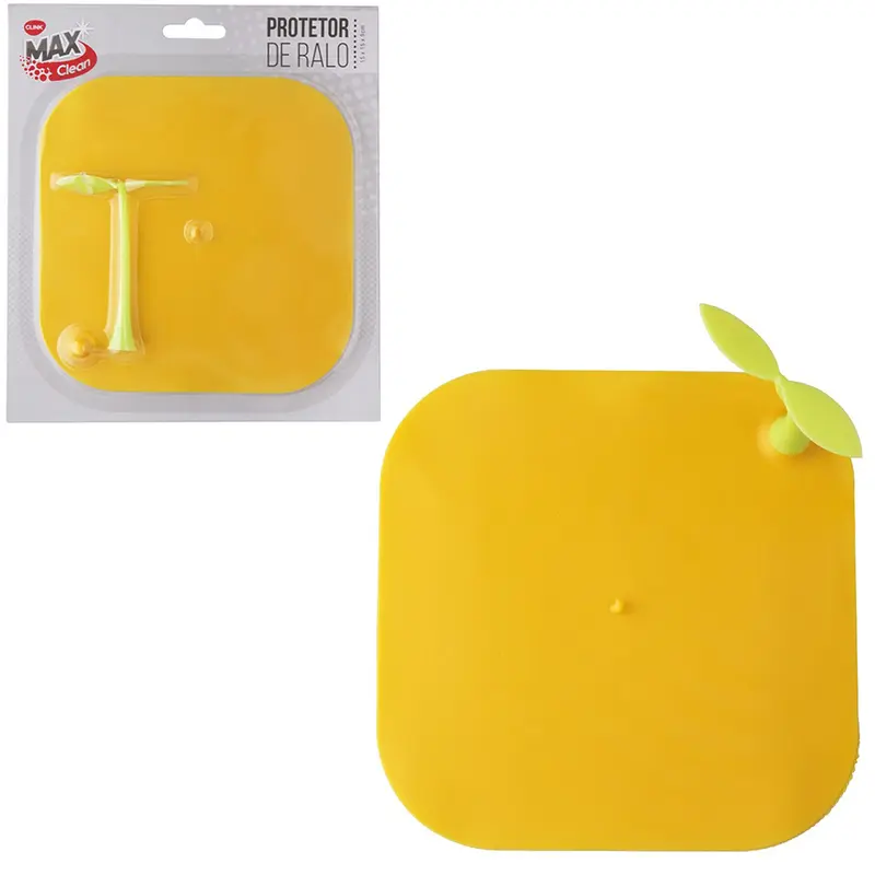 PROTETOR DE PLASTICO QUADRADO PARA RALO MAX CLEAN 15CM NA CARTELA