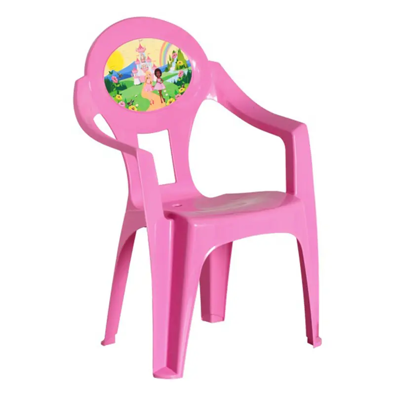 POLTRONA / CADEIRINHA DE PLASTICO INFANTIL ROSA LABEL PRINCESA 57,5X39X35CM