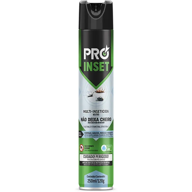 MULTI-INSETICIDA PROINSET NEUTRO NAO DEIXA CHEIRO 250ML/120G