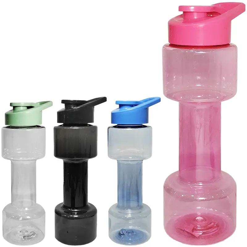 GARRAFA SQUEEZE DE PLASTICO PET HASTER COM TAMPA E ALCA 700ML