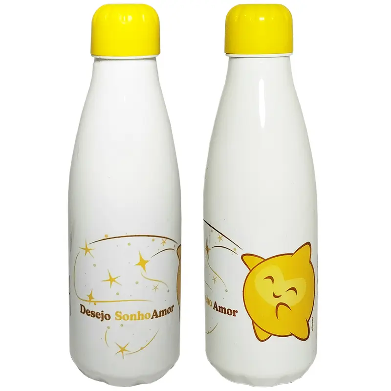 GARRAFA SQUEEZE DE PLASTICO PET PARIS WISH 600ML