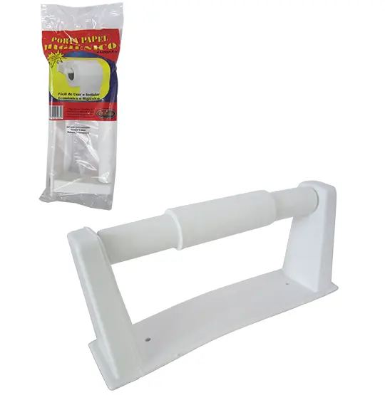 SUPORTE PORTA PAPEL HIGIENICO DE PAREDE DE PLASTICO JAPONES