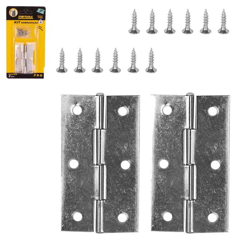 KIT 2 DOBRADICAS DE ACO PRO 3