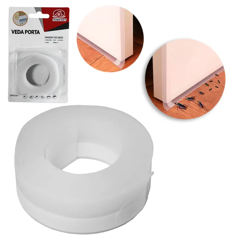 FITA ADESIVA PROTETOR VEDANTE PORTA E JANELA DE SILICONE / BORRACHA 3MX25MM