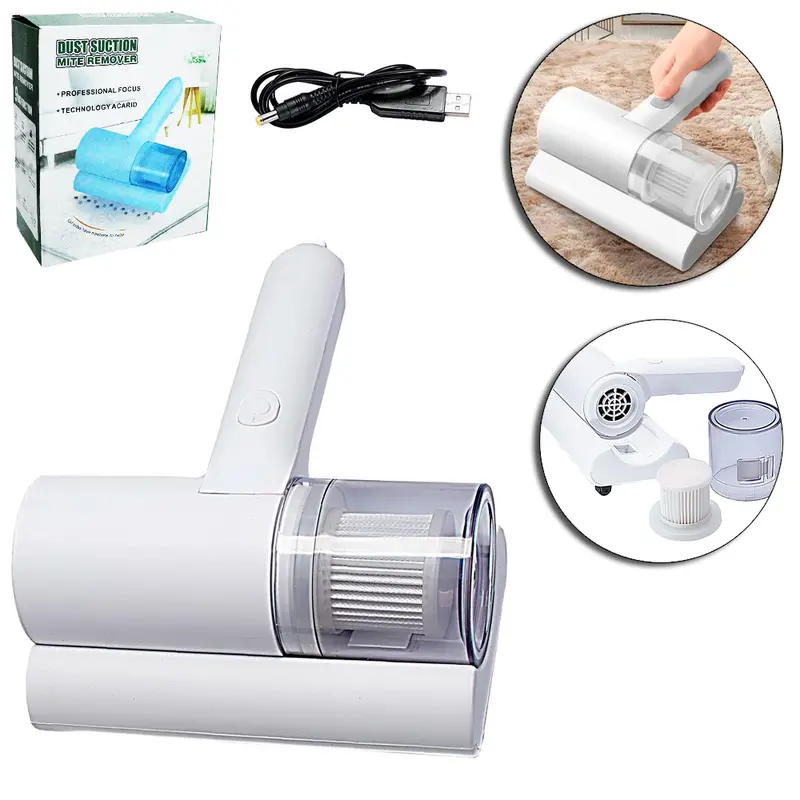 ASPIRADOR DE PO PORTATIL RECARREGAVEL 50W COM FILTRO + CABO USB