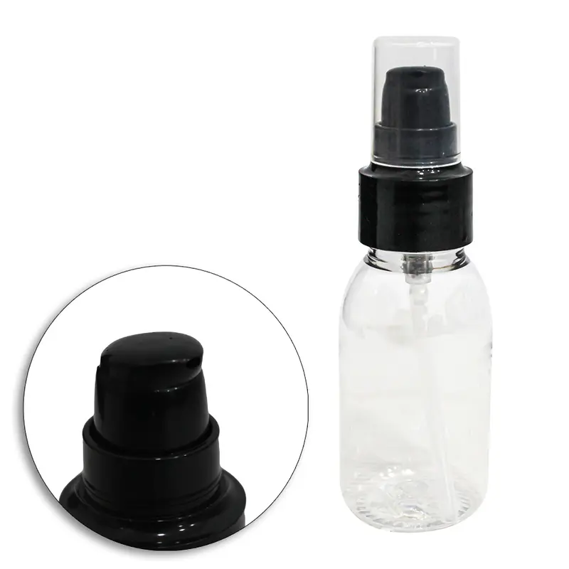 FRASCO VALVULA PUMP DE PLASTICO PARA VIAGEM COM TAMPA 60ML