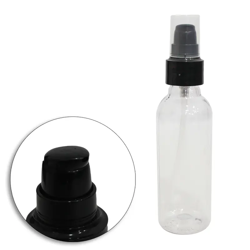 FRASCO VALVULA PUMP DE PLASTICO PARA VIAGEM COM TAMPA 120ML