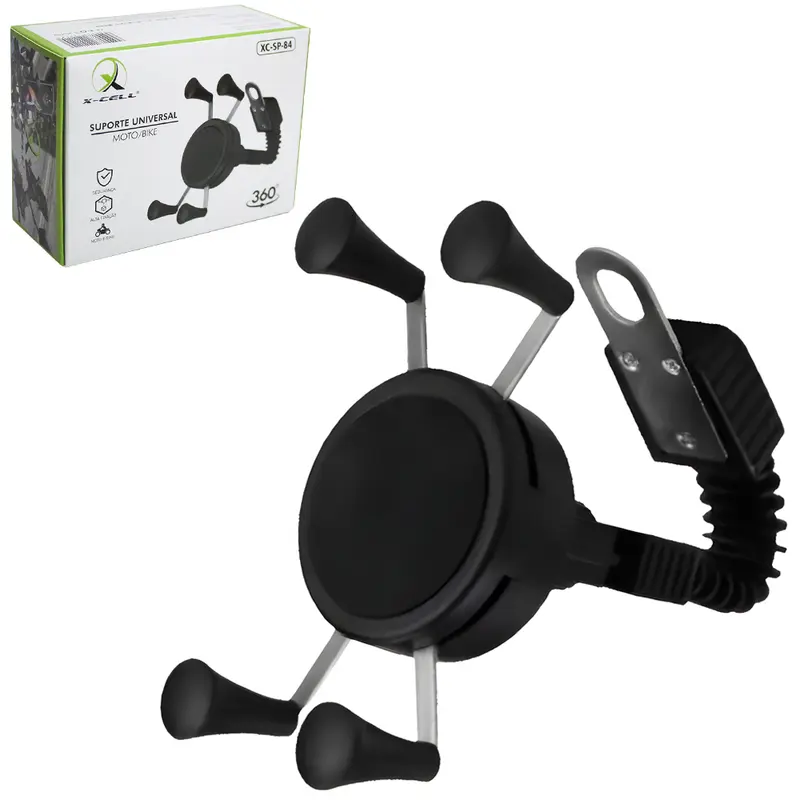 SUPORTE UNIVERSAL DE CELULAR PARA BIKE E MOTO 360º X-CELL