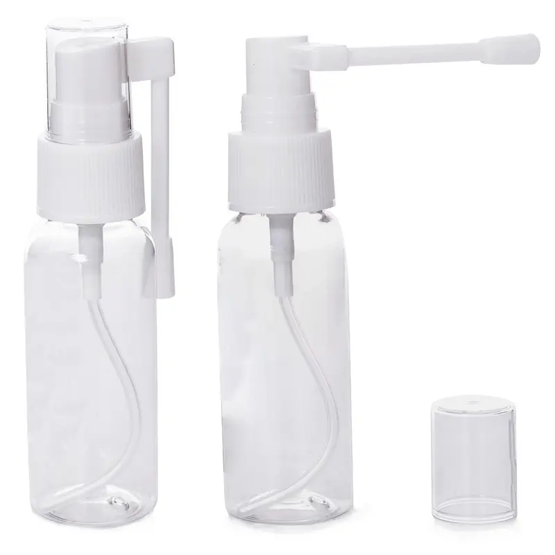 FRASCO SPRAY DE PLASTICO PARA VIAGEM COM TAMPA + DIRECIONADOR 30ML CVD