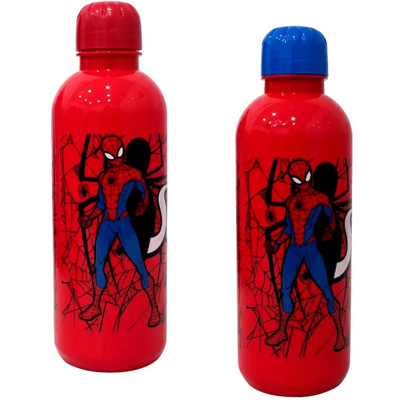 GARRAFA SQUEEZE DE PLASTICO PET REFIL HOMEM ARANHA / SPIDER MAN 600ML
