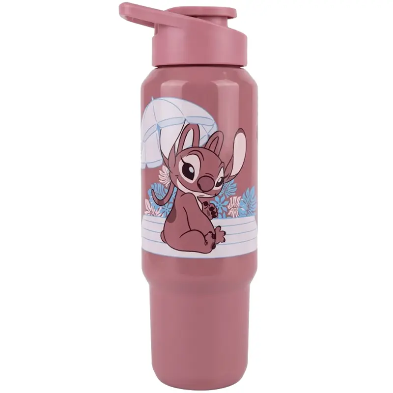 GARRAFA SQUEEZE DE PLASTICO PET CONSOLE ANGEL COM TAMPA E ALCA 1L