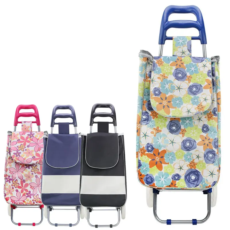 CARRINHO DE COMPRAS / FEIRA ESTAMPAS SORTIDAS 96X36X28CM
