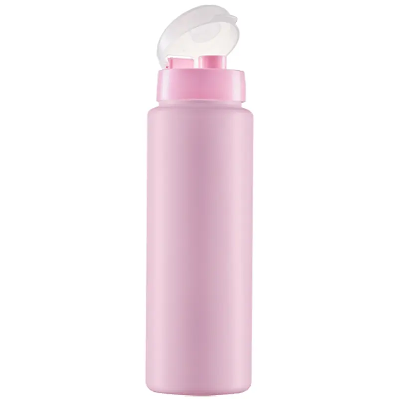 GARRAFA SQUEEZE DE PLASTICO PET SPORT ROSA COM TAMPA 750ML