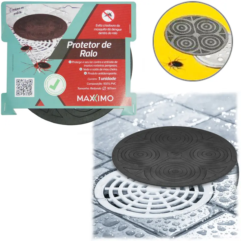 PROTETOR DE PVC REDONDO PARA RALO 16,7CM DE Ø