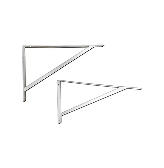 CANTONEIRA MAO FRANCESA COM REFORCO DE METAL BRANCA 30X20CM