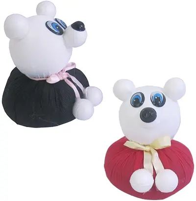 PESO DE PORTA URSO DE TECIDO 800G 14,5X12CM