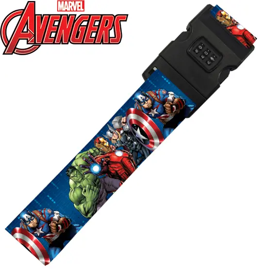 FITA / CINTO PARA MALA COM SEGREDO VINGADORES/AVENGERS 1,78M NA CARTELA