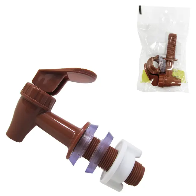 TORNEIRA DE PLASTICO PARA FILTRO / BEBEDOURO MARROM